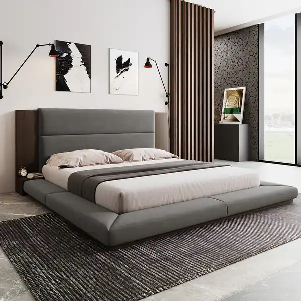Upholstered bed frame